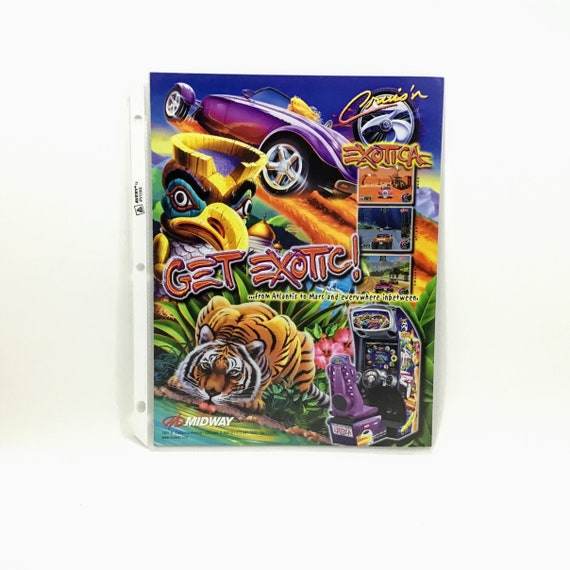Midway Cruis'n Exotica Arcade Driving Video Game Machine for Sale