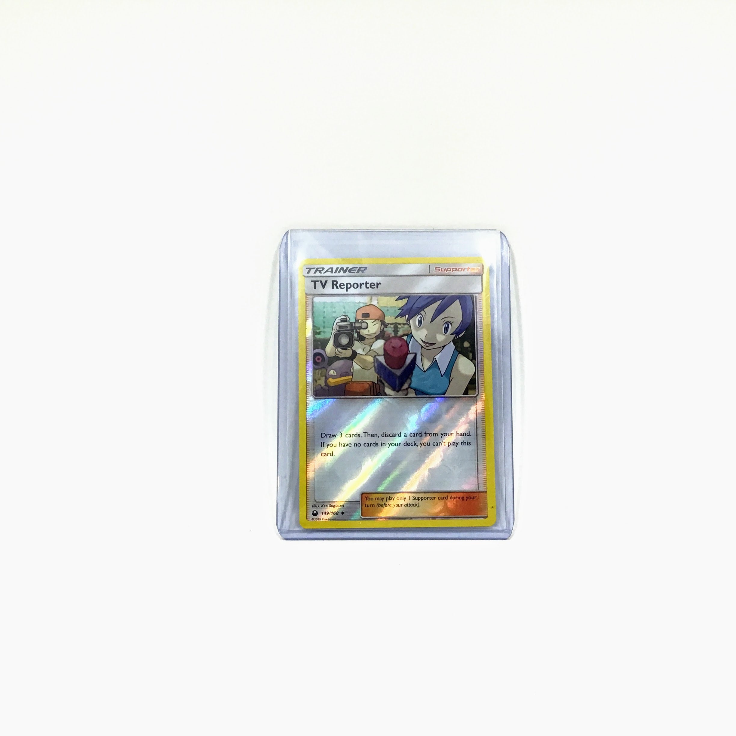 Trainer TV Reporter Pokemon Card 149/168 Reverse Holo - Etsy