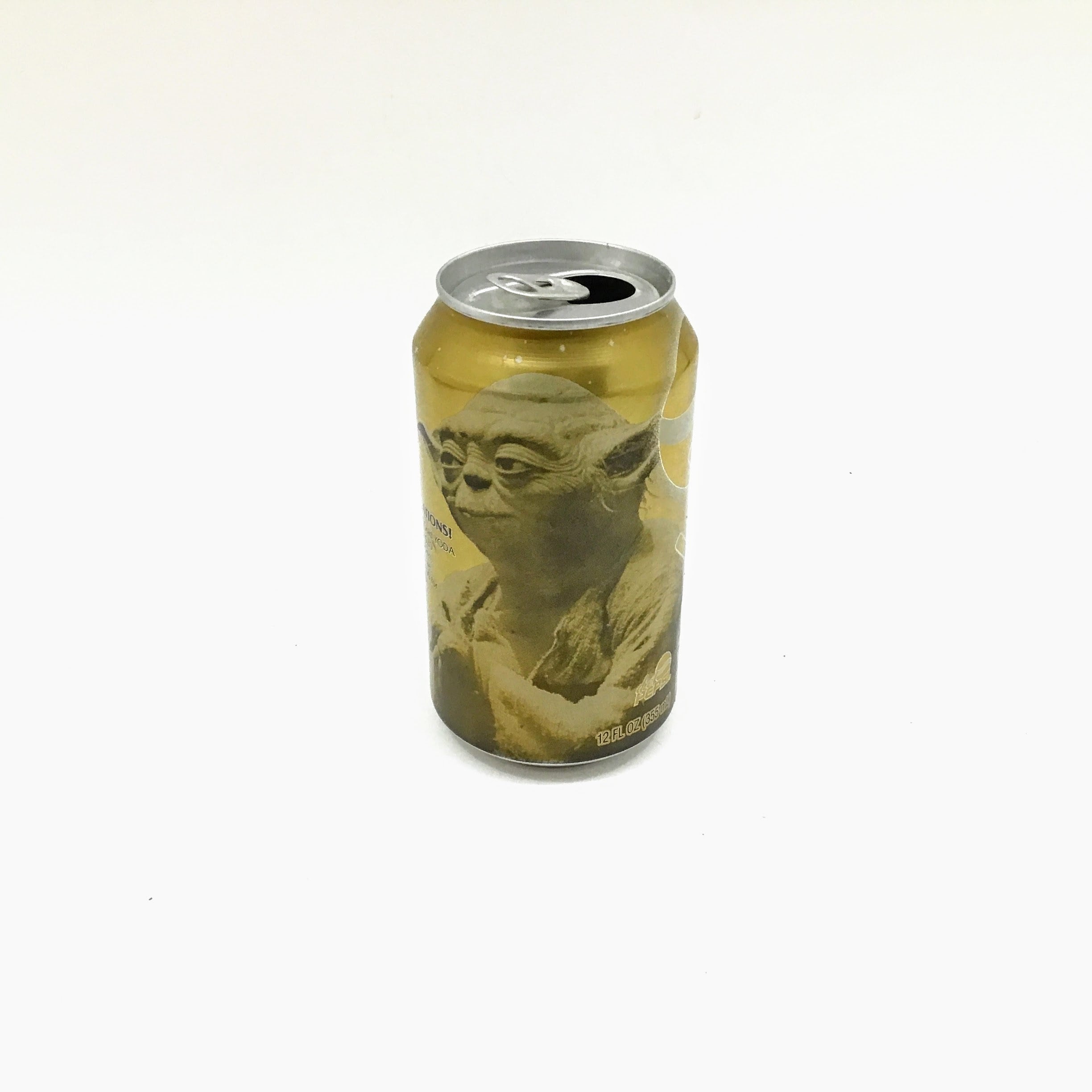 Diet Pepsi Gold YODA STAR WARS Can Etsy