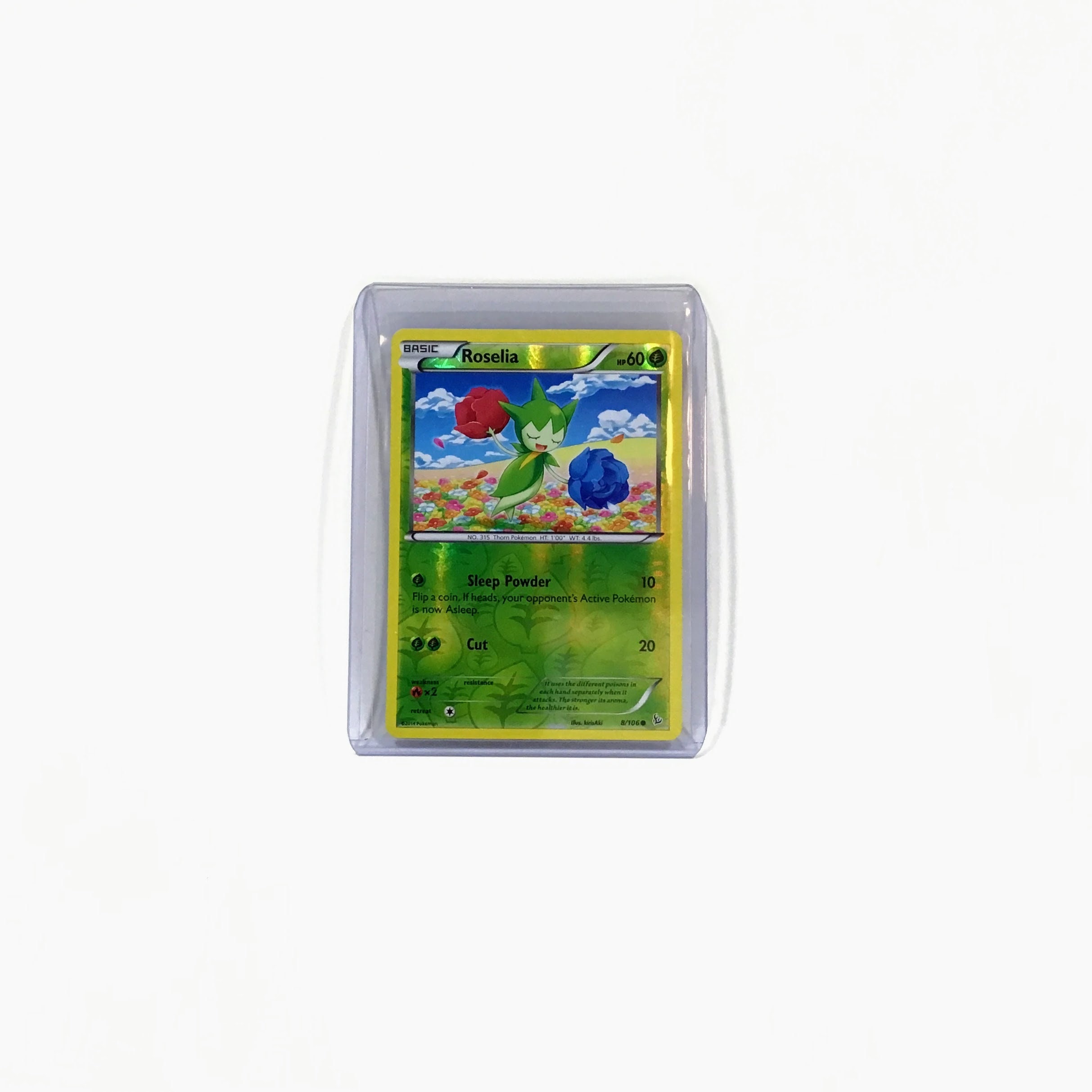 Roselia 8/106 Common Reverse Holo Pokmon Card - Etsy Roselia 8/106 Common Reverse Holo Pokmon Card - Etsy
