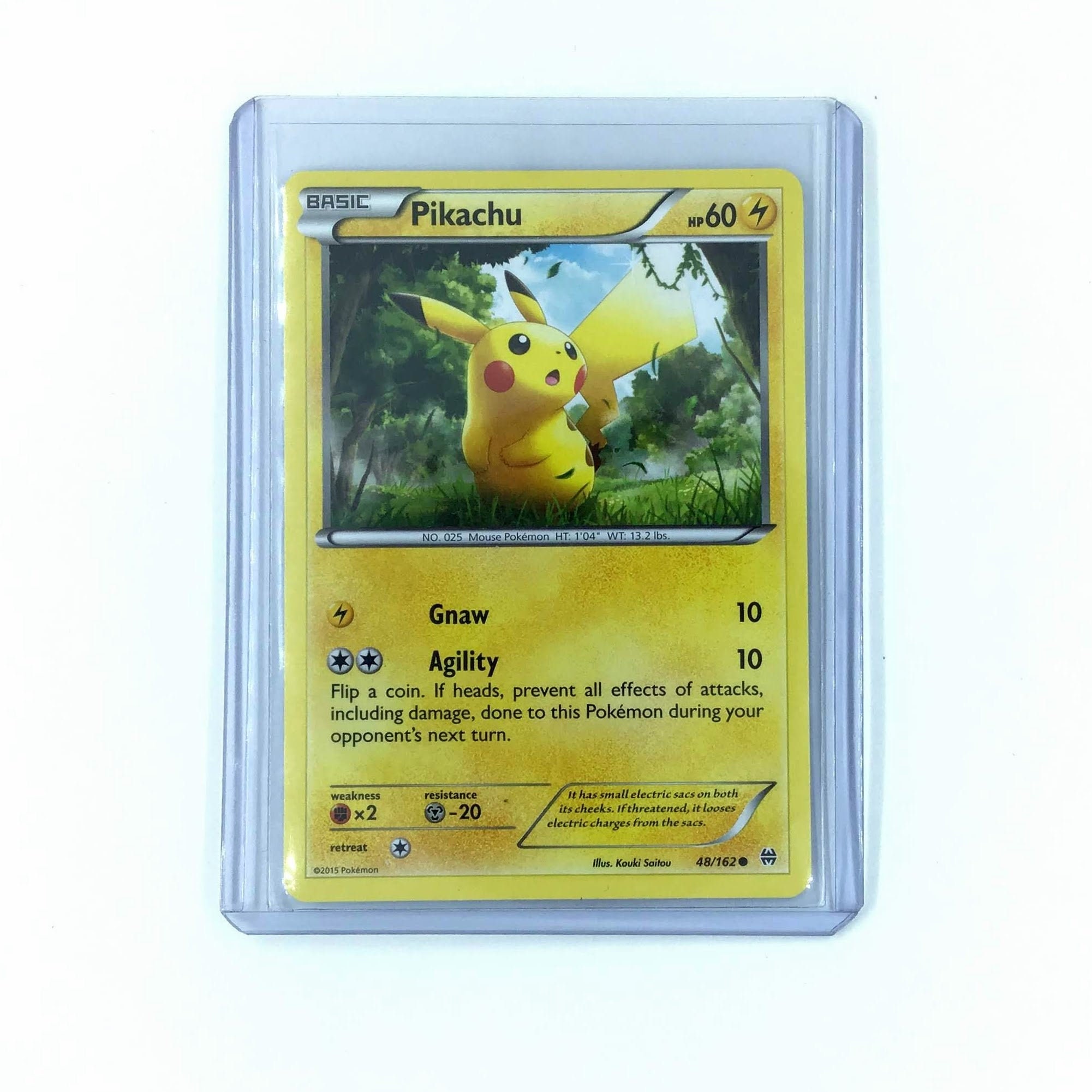 PIKACHU Pokémon Card XY Breakthrough - Etsy