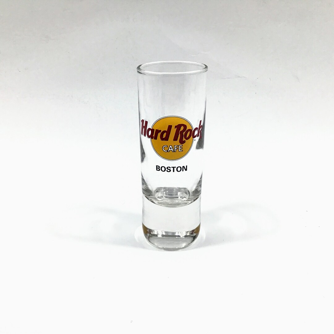 Hard Rock Boston Souvenir Shot Glass Etsy