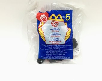 Lucky The LADY BUG TY Beanie Babies McDonald&#39;s Happy Meal Toy #5