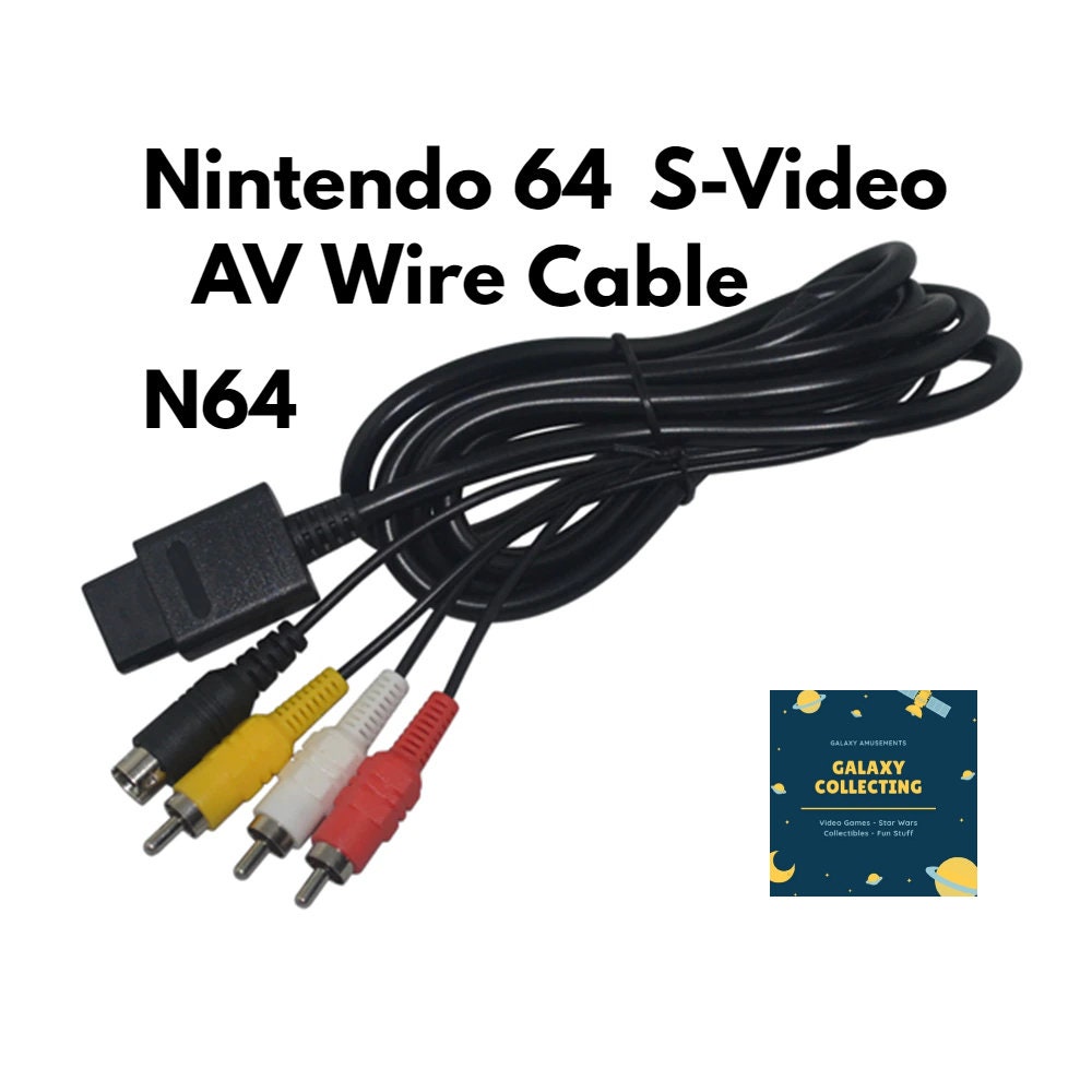 NINTENDO 64 N64 S vide AV Cable Wire Harness Etsy
