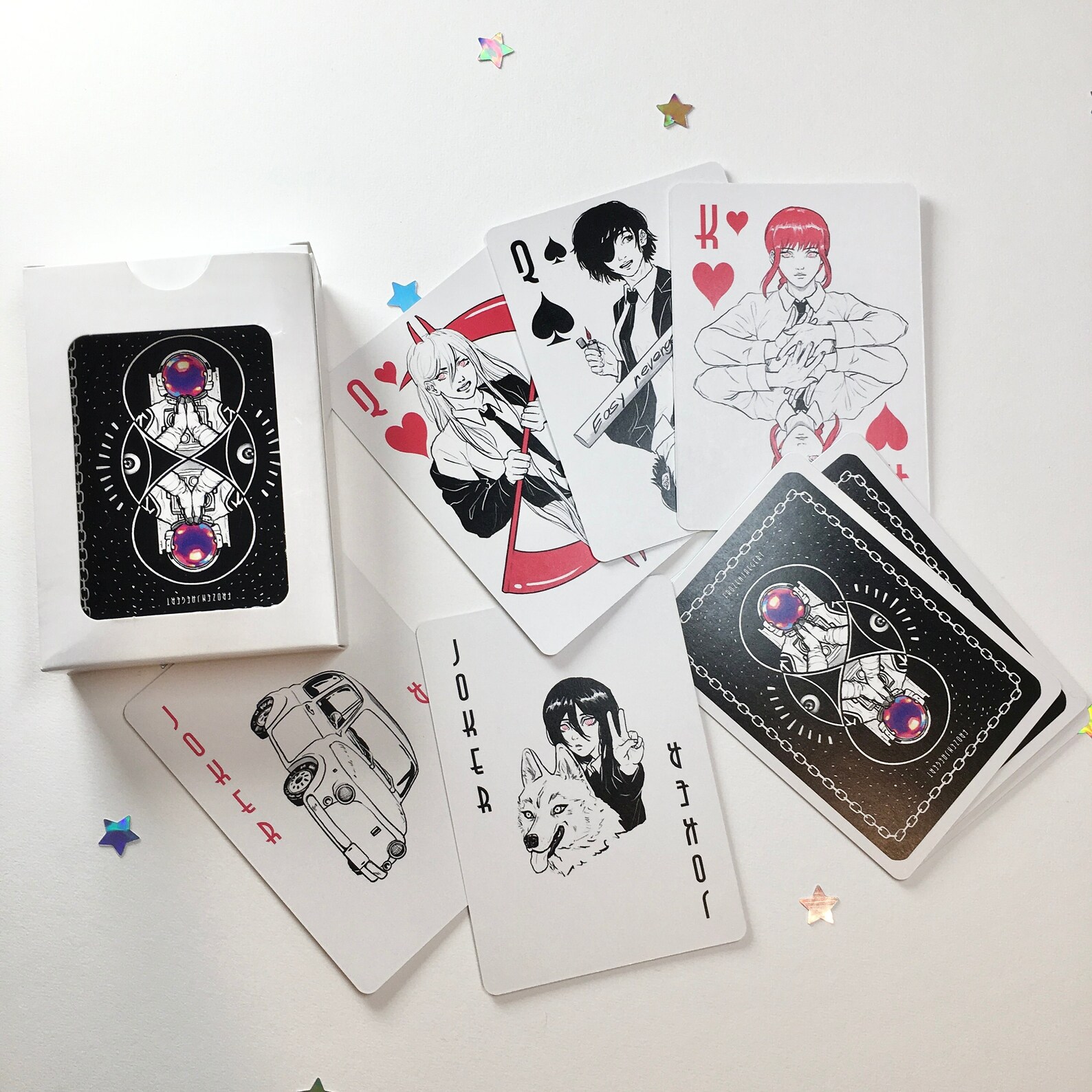Chainsaw Man playing cards PREORDER // deck of cards // CSM Etsy