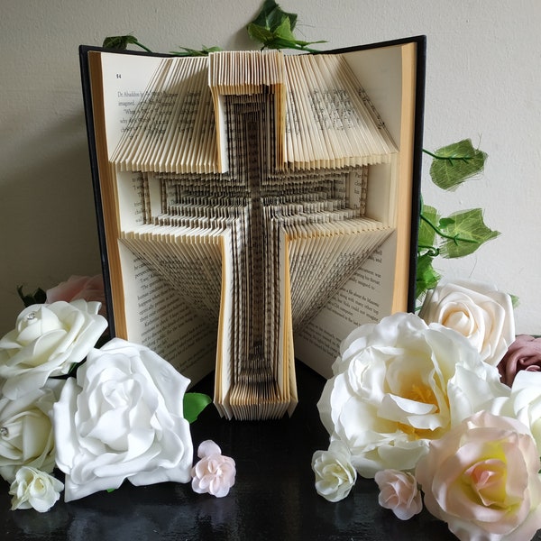 Tiered Cross Cut and Fold Combination PATTERN ONLY and 2 FREE Heart patterns Book Folding Book Art