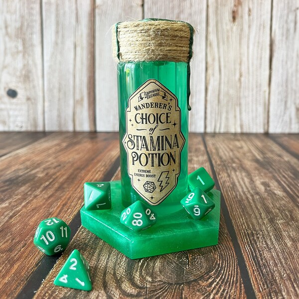 Dice Display Bottles Etsy