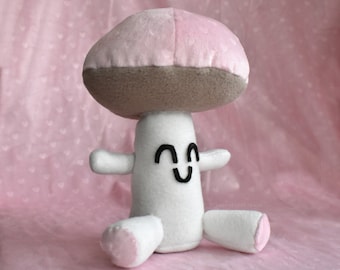 Hearts Mushroom Plushie
