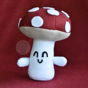 Red Mushroom Plushie With Spots