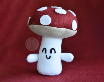 Red Mushroom Plushie With Spots