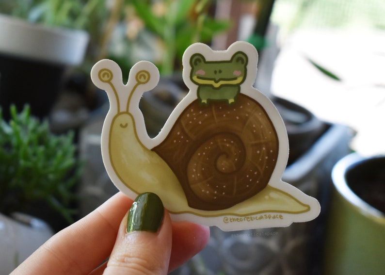Frog Sticker Pack of 3 - Etsy