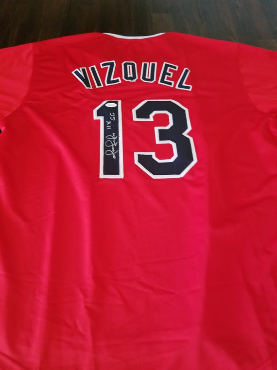 omar vizquel signed jersey