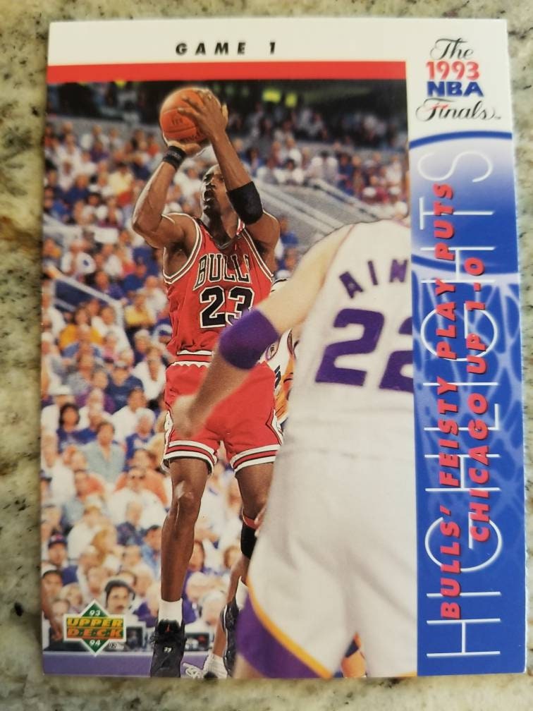 1993-94 Upper Deck Michael Jordan 1993 NBA Playoffs Highlights #193 ~ $.99  Ship!