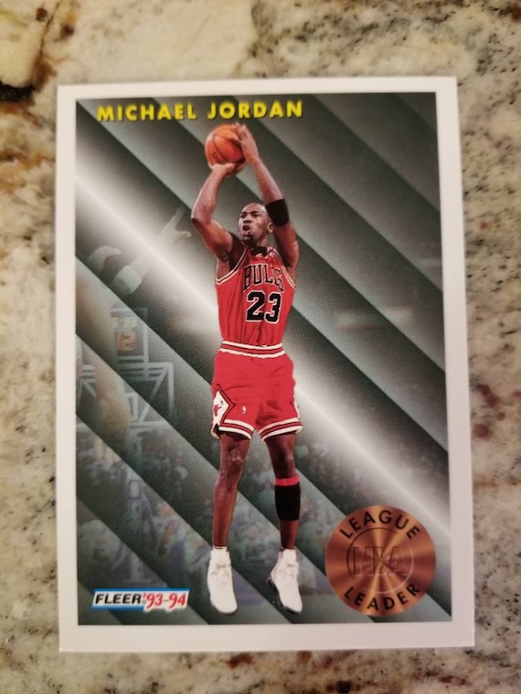Michael Jordan Fleer 1993-94 #224 - Etsy