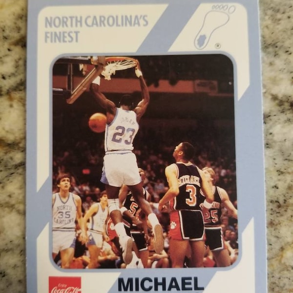 michael jordan north carolina card