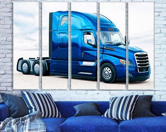 Freightliner canvas set, Freightliner canvas, Large Wall Art, Canvas Prints, Canvas home decor, Truck Large Canvas, Semi truck, Car wall art