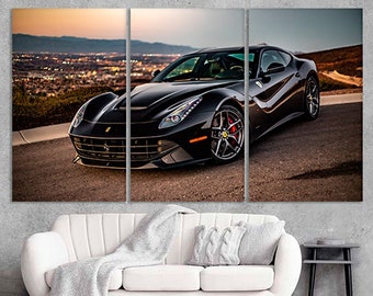 Ferrari canvas art Ferrari wall decor Ferrari home decor Ferrari wall art Ferrari poster Ferrari print Ferrari photo Sport car canvas Prints