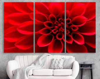 Macro flower photo Macro flower wall art Dahlia wall art Dahlia canvas Dahlia photo Dahlia print Dahlia painting Dahlia poster Dahlia art