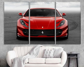 Ferrari canvas art Ferrari wall art Ferrari poster Ferrari print Ferrari photo Ferrari wall decor Ferrari home decor Sport car canvas Prints