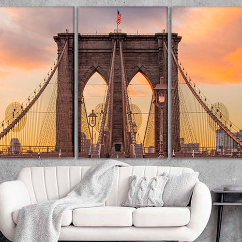 New York canvas, New York wall art, Brooklyn Bridge art, New York photo, New York City, New York Bridge, New on sale York poster, New York prints