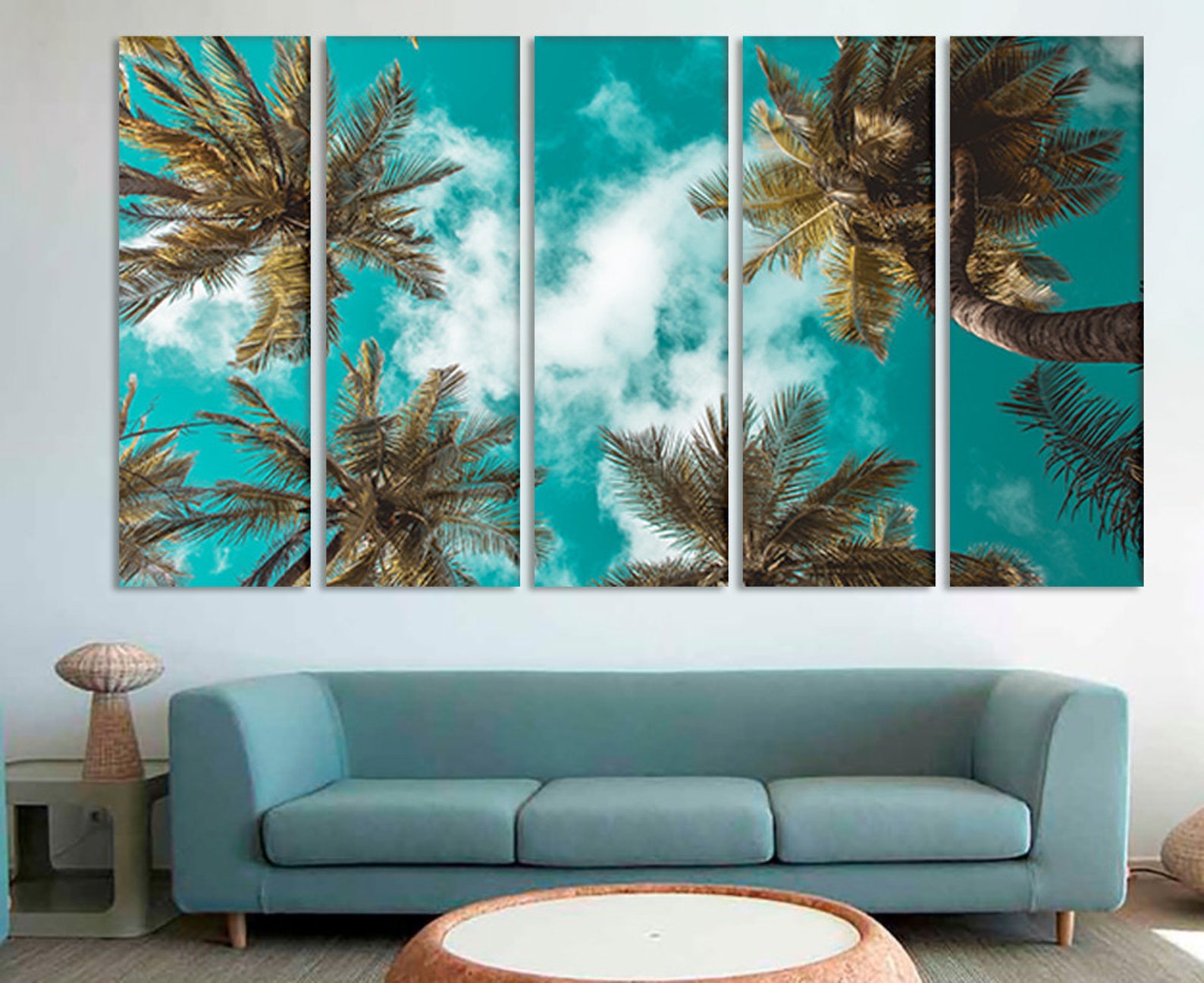 Palm Trees Art Palm Trees Prints Palm Wall Art Palm Trees Wall Etsy