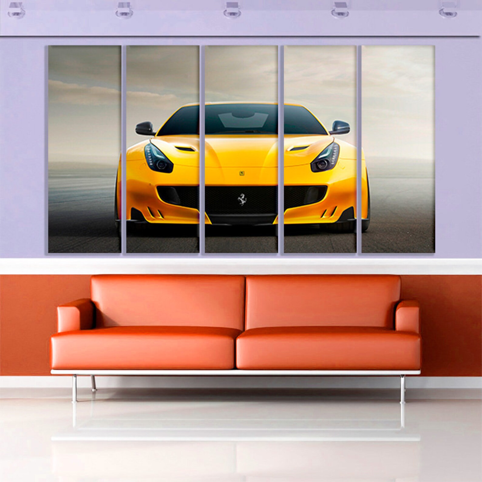 Ferrari wall art Ferrari poster Ferrari canvas art Ferrari Etsy