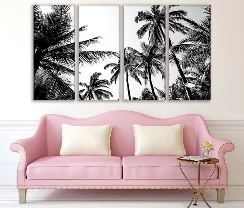 Palm Canvas Art Palm Trees Wall Art Palm Canvas Palm Photo Etsy