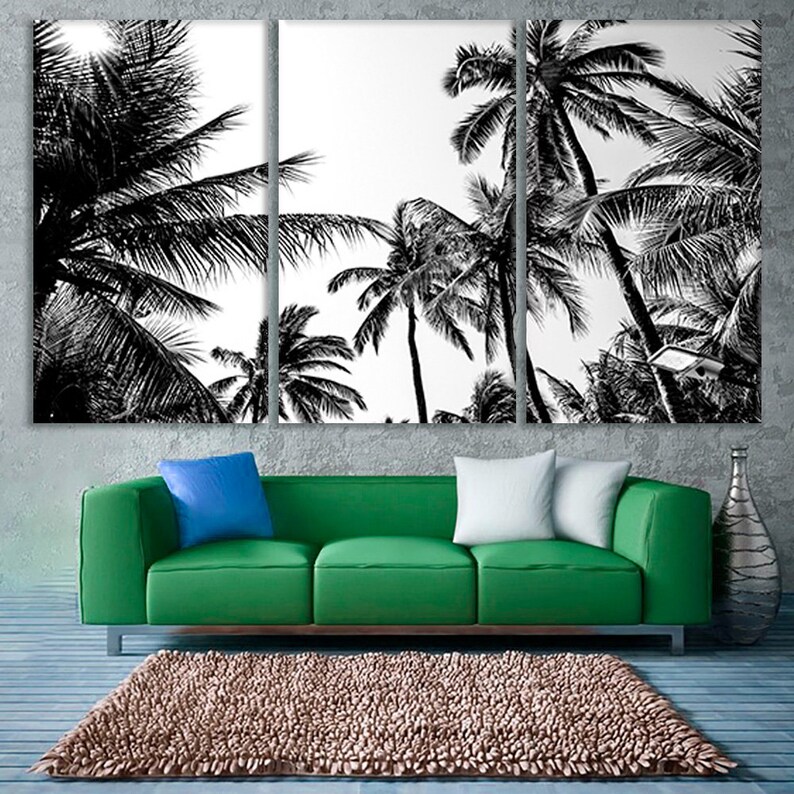 Palm Canvas Art Palm Trees Wall Art Palm Canvas Palm Photo Etsy
