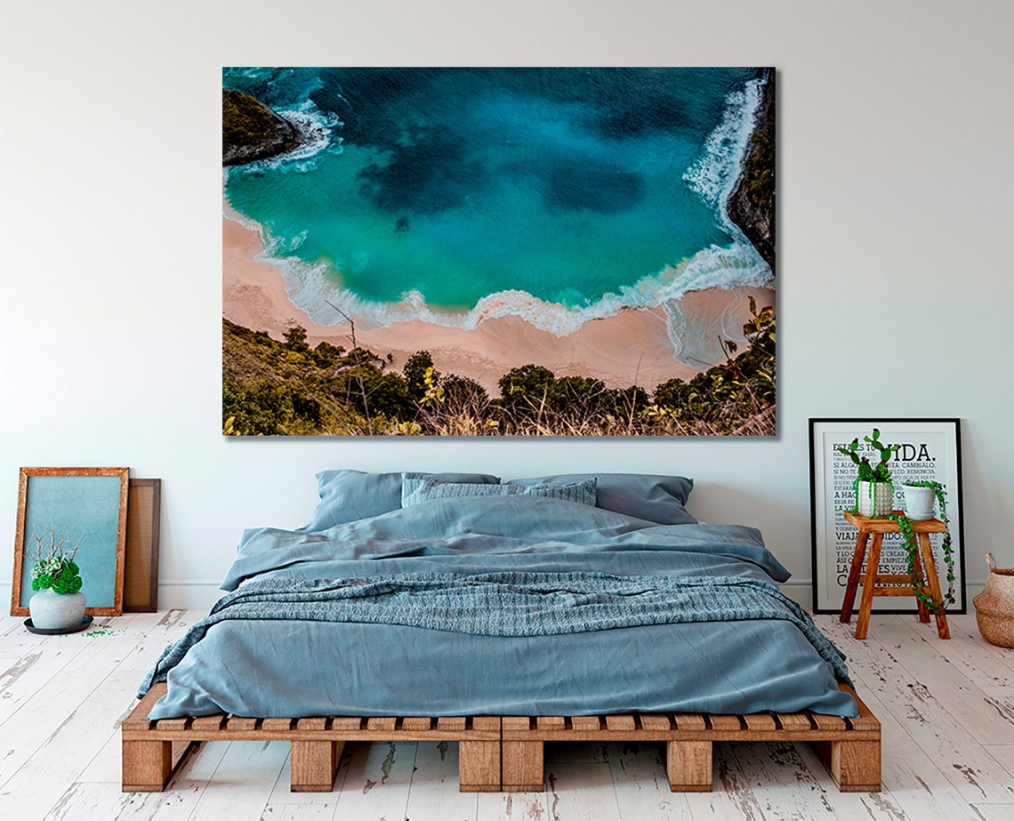 Beach Wall Art Modern Wall Decor Abstract Extra Large Beach Etsy