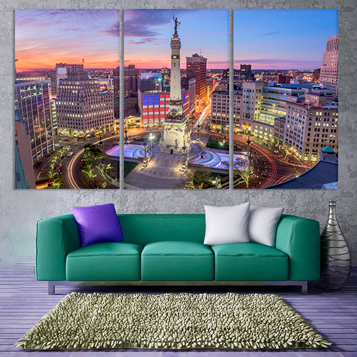 Indiana canvas Indiana wall art Indiana print Indiana photo | Etsy