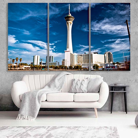 Las Vegas City Print Stratosphere Canvas Art Las Vegas Canvas Canvas Set Of Stratosphere Hotel Las Vegas Print Stratosphere Hotel Photo