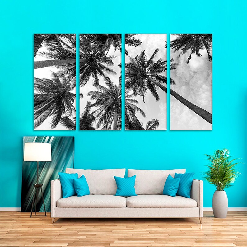 Palm Trees Wall Art Palm Canvas Palm Photo Palm Trees Art Palm Etsy