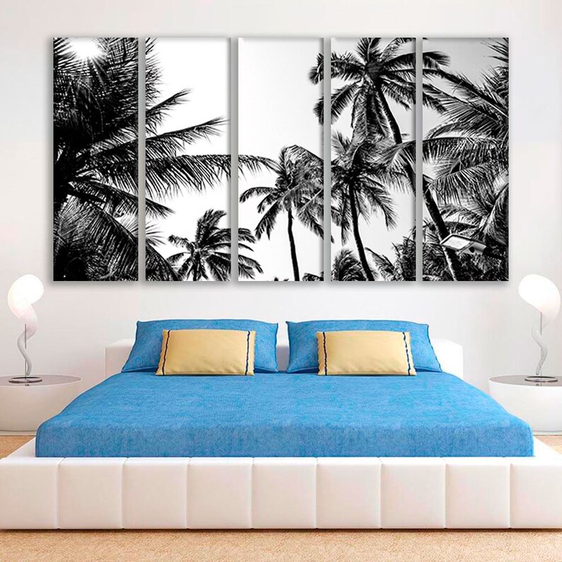 Palm Canvas Art Palm Trees Wall Art Palm Canvas Palm Photo Etsy