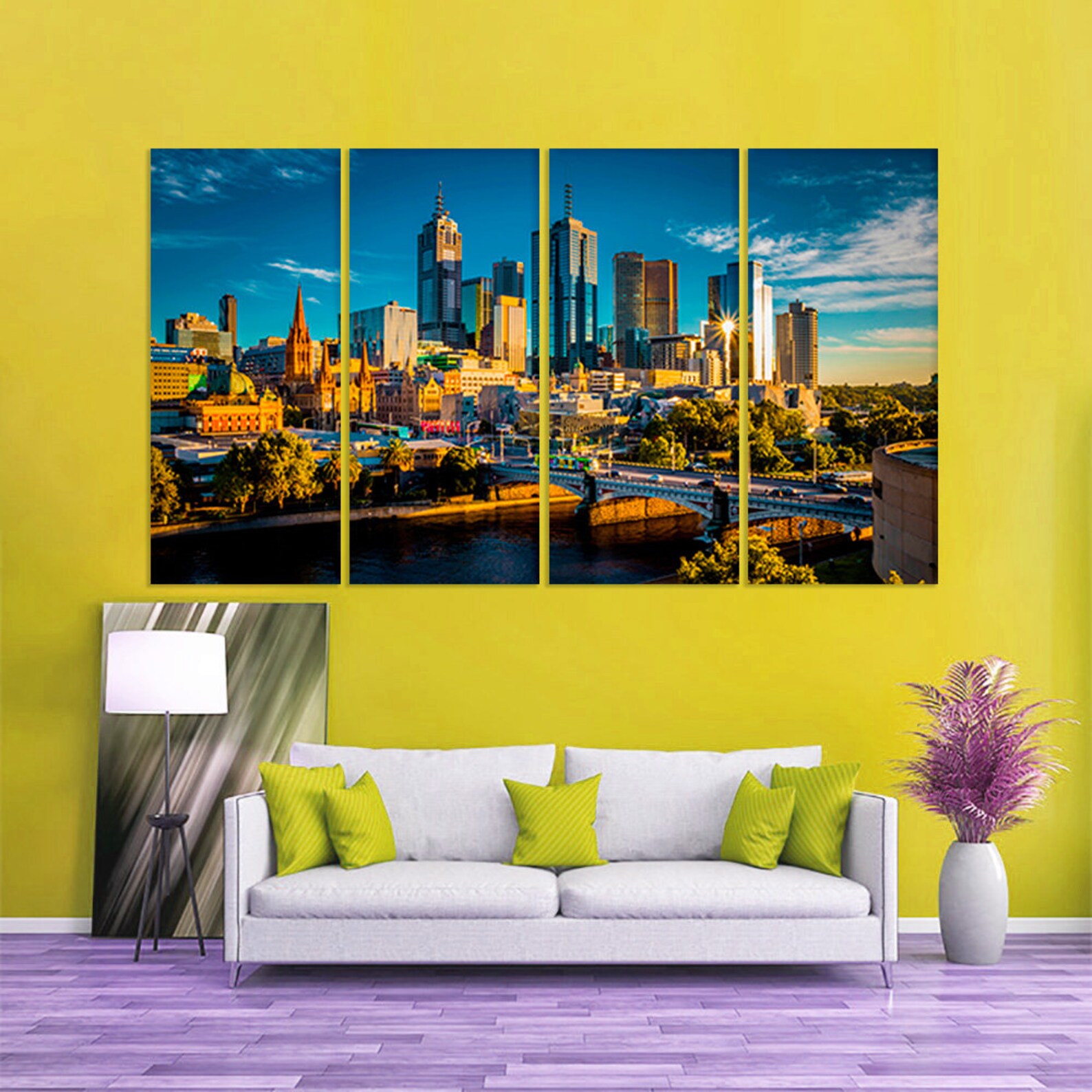 Melbourne Wall Art Melbourne Art Melbourne Decor Melbourne Etsy