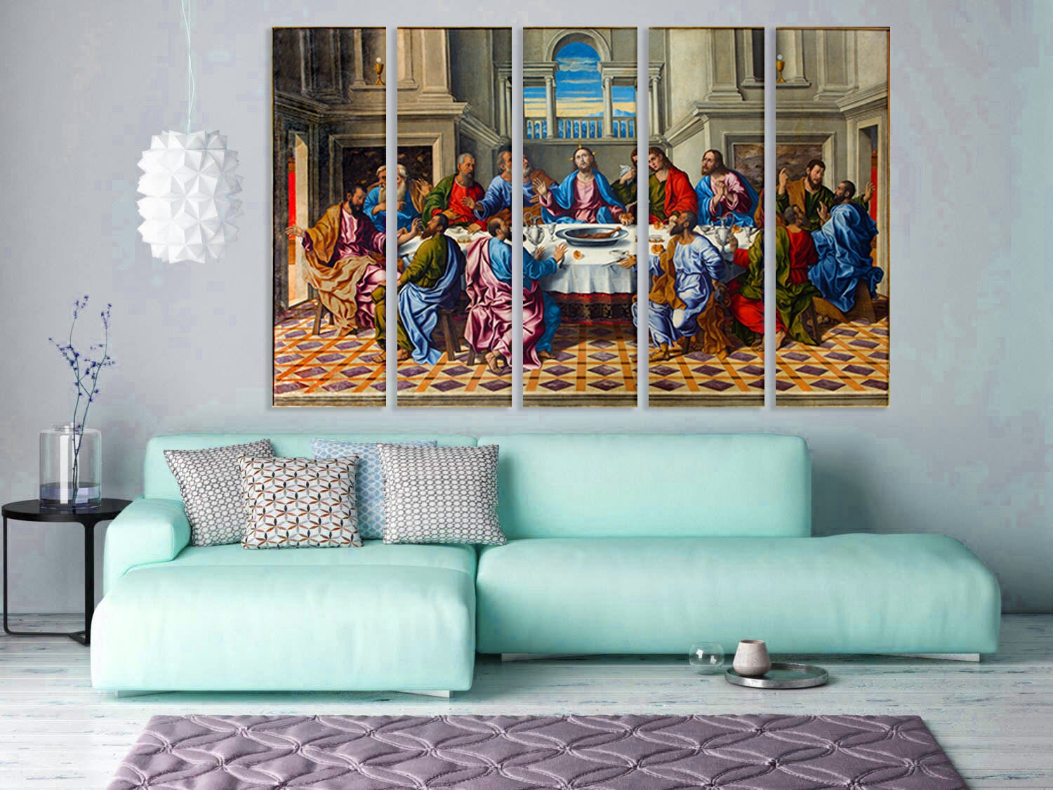 Last Supper Canvas Art Last Supper Wall Art Last Supper Etsy Australia