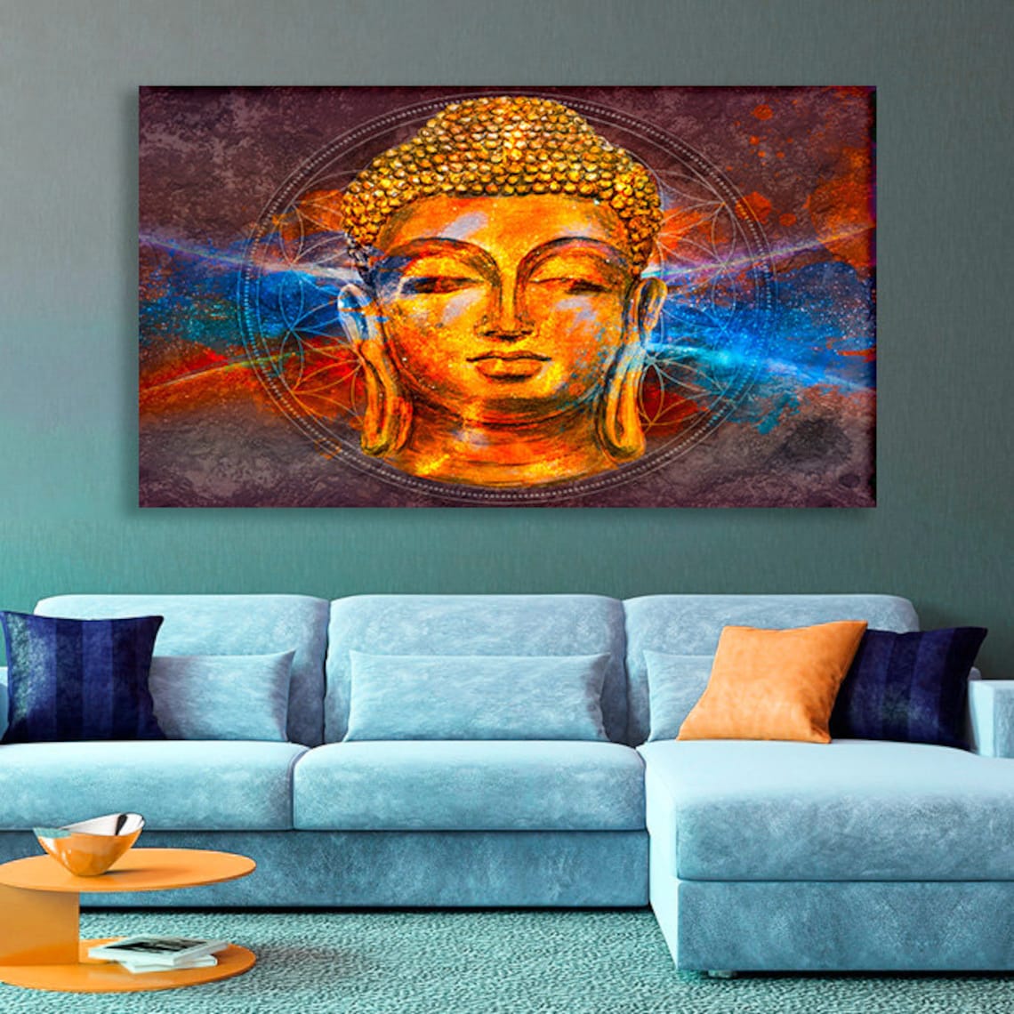 Buddha Canvas Set of Buddha Art Buddha Canvas Print Poster for | Etsy