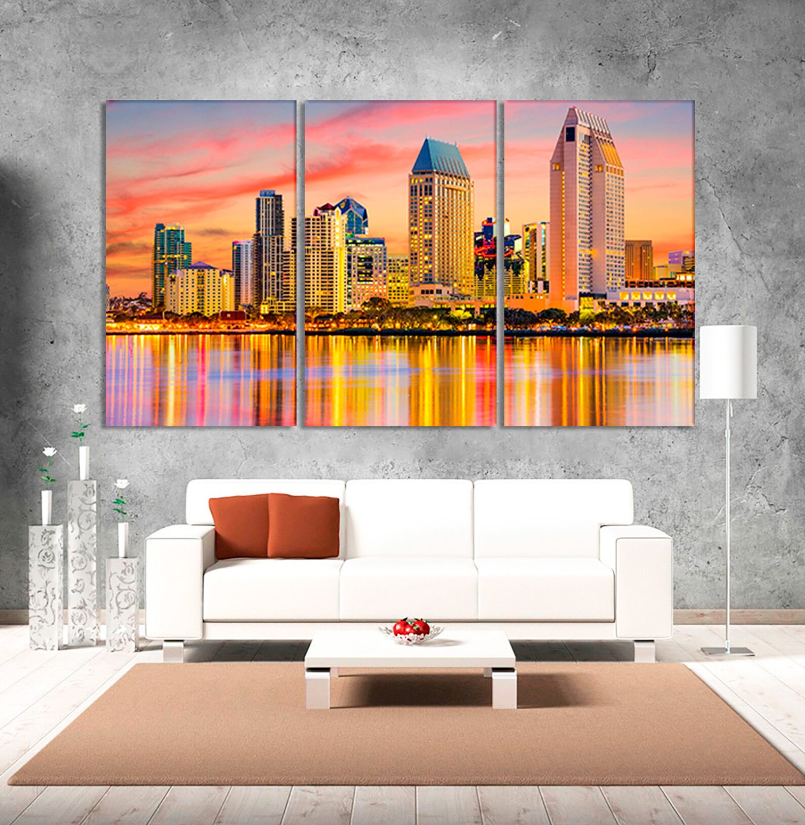 San Diego Wall Art San Diego Canvas San Diego Wall Decor Etsy