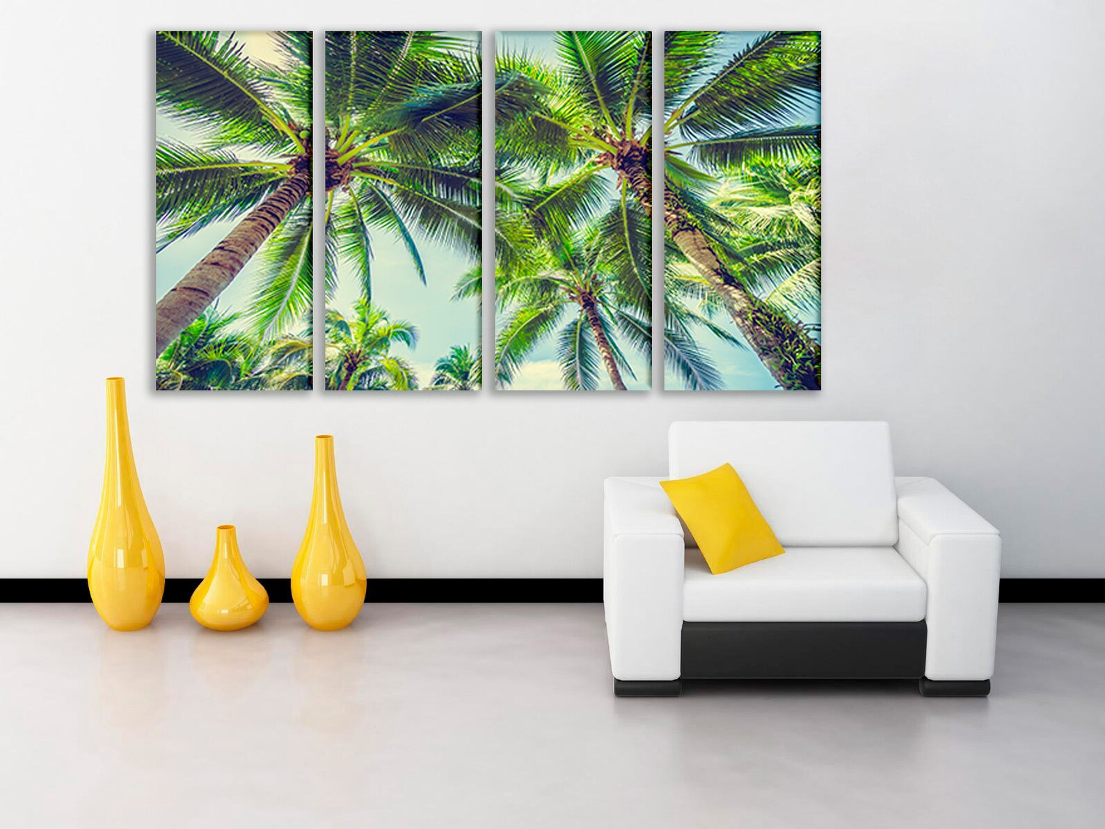 Palm Trees Wall Art Palm Canvas Palm Photo Palm Trees Art Palm Etsy