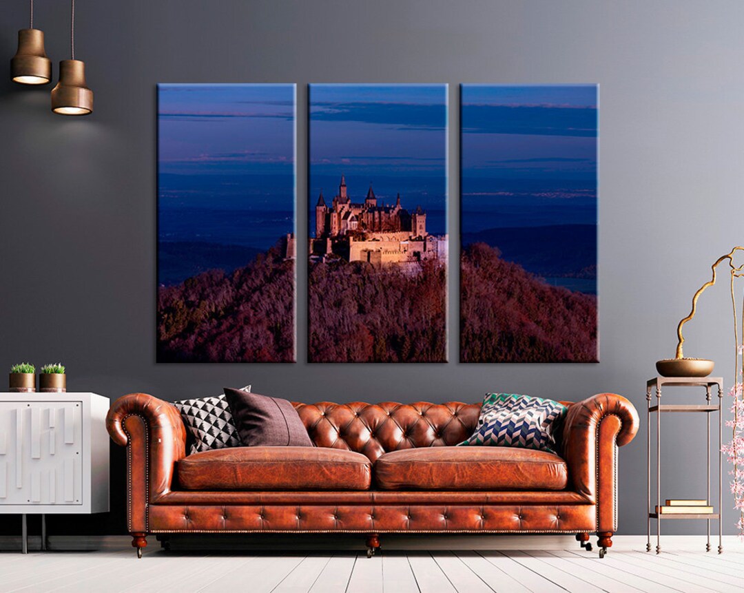 Castle Canvas Wall Art Castle on Canvas Art Castle Poster Art Etsy