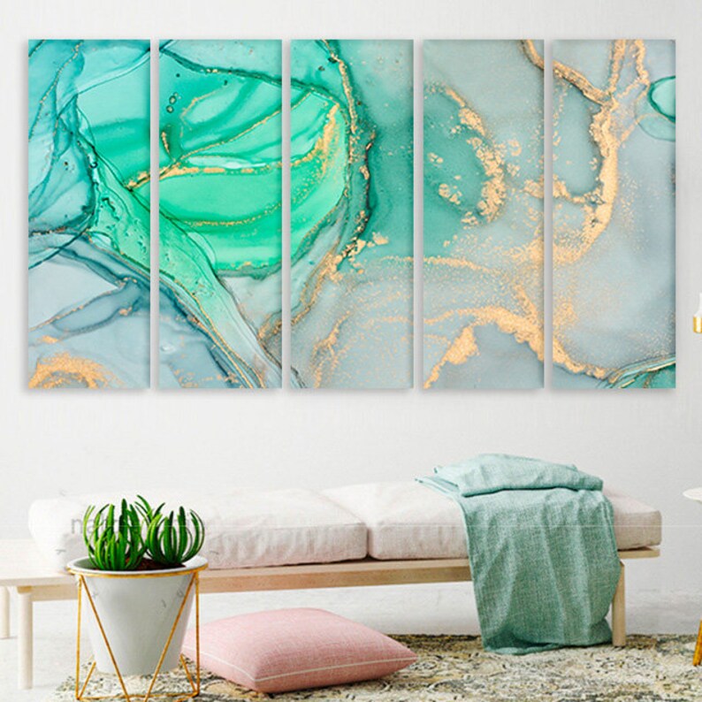 Canvas wall art Marble art Abstract wall art Marble canvas print Marble poster Fashion wall art Abstract canvas art Gold glitter print Decor