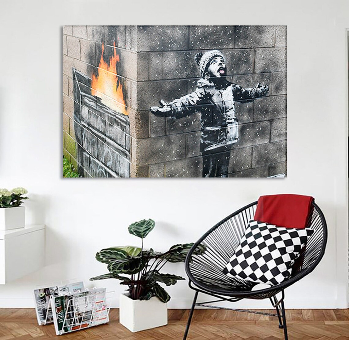 Seasons Greetings Banksy Print Banksy Poster Banksy Art Etsy