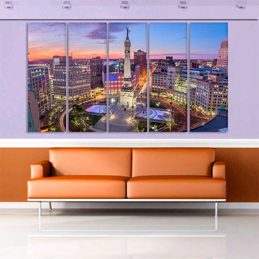Indiana Canvas Indiana Wall Art Indiana Print Indiana Photo Etsy