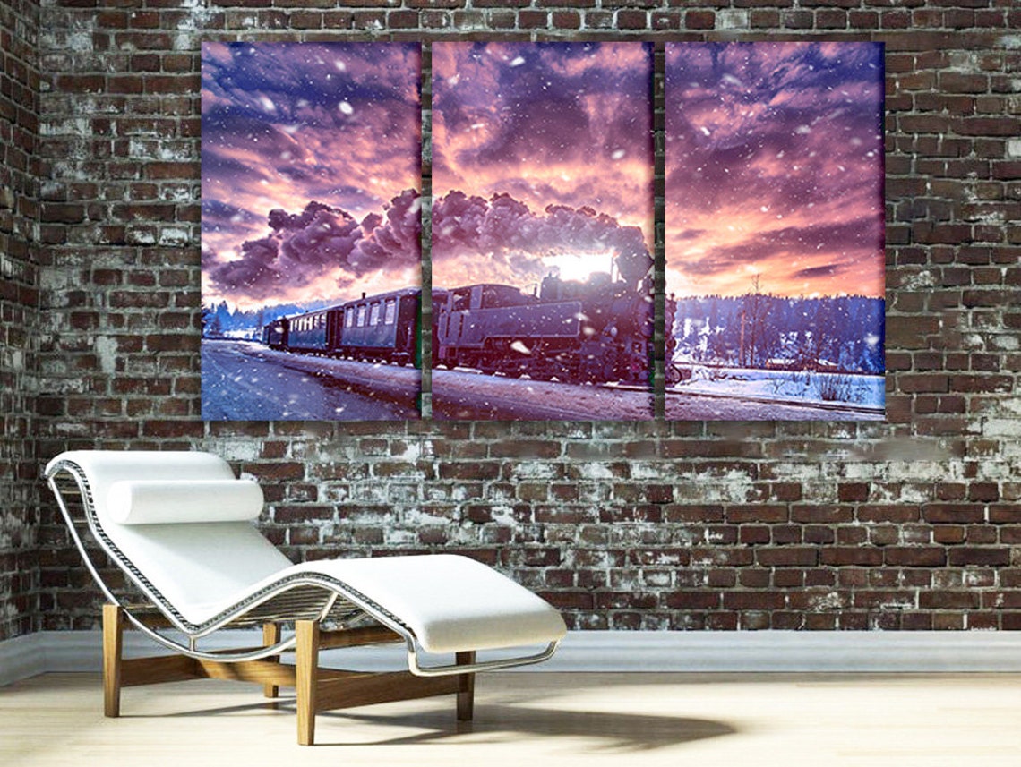 Train Wall Art Train Wall Decor Train Decal Train Print Train Etsy