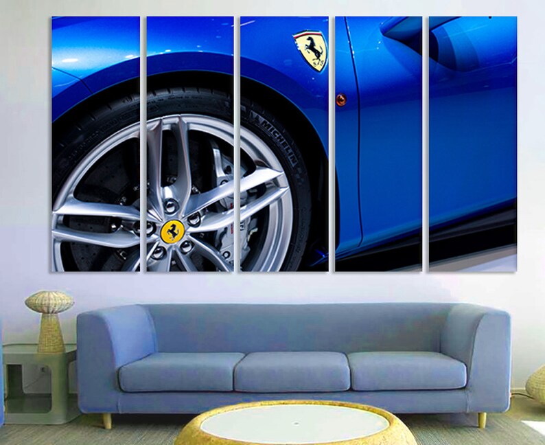 Ferrari Art Ferrari Wall Art Ferrari Poster Ferrari Print Etsy