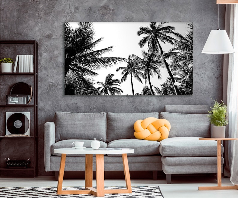 Palm Canvas Art Palm Trees Wall Art Palm Canvas Palm Photo Etsy