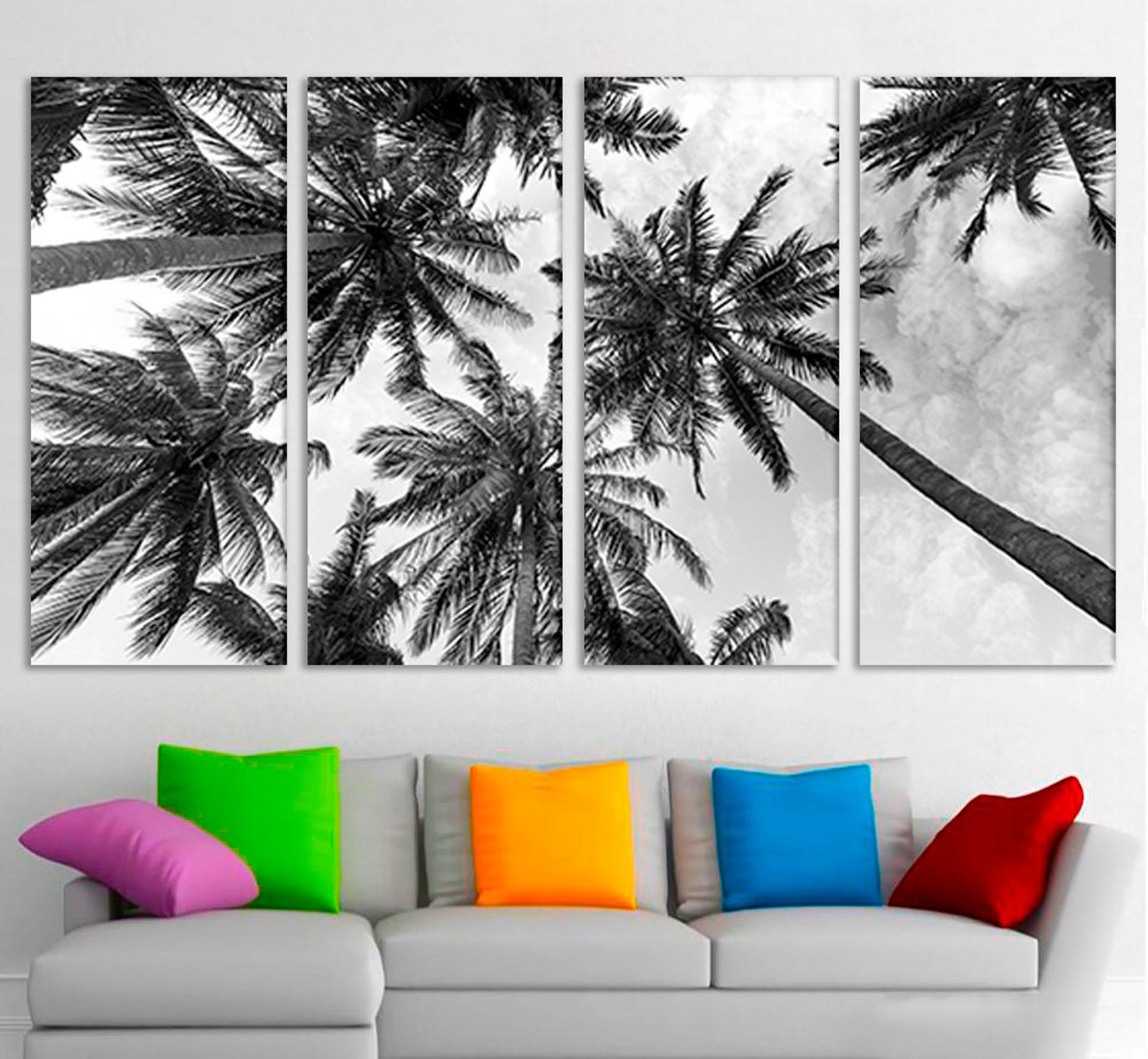 Palm Trees Wall Art Palm Canvas Palm Photo Palm Trees Art Palm Etsy