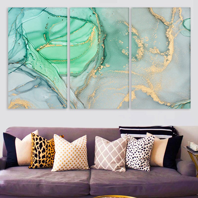 Canvas wall art Marble art Abstract wall art Marble canvas print Marble poster Fashion wall art Abstract canvas art Gold glitter print Decor