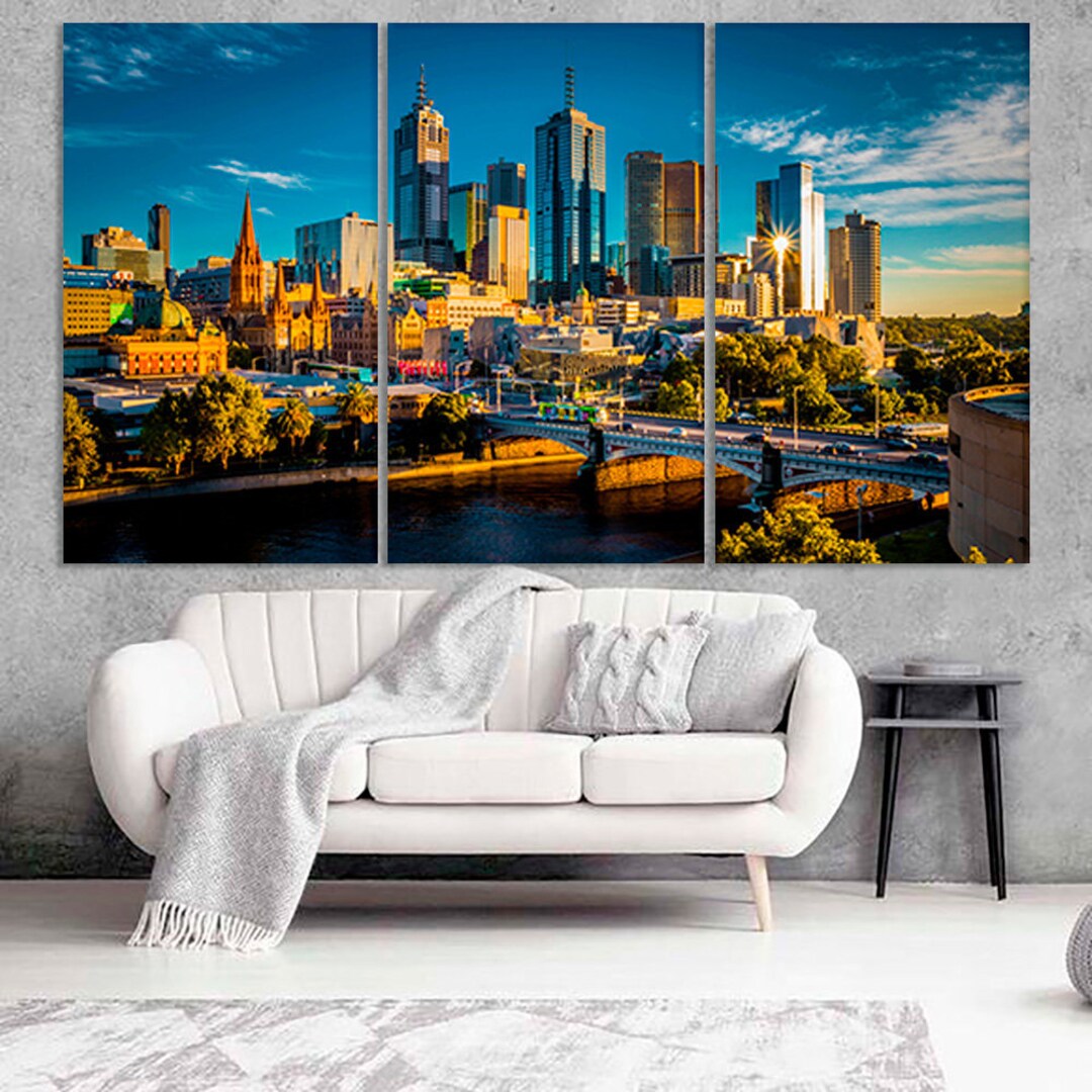 Melbourne Wall Art Melbourne Art Melbourne Decor Melbourne Etsy