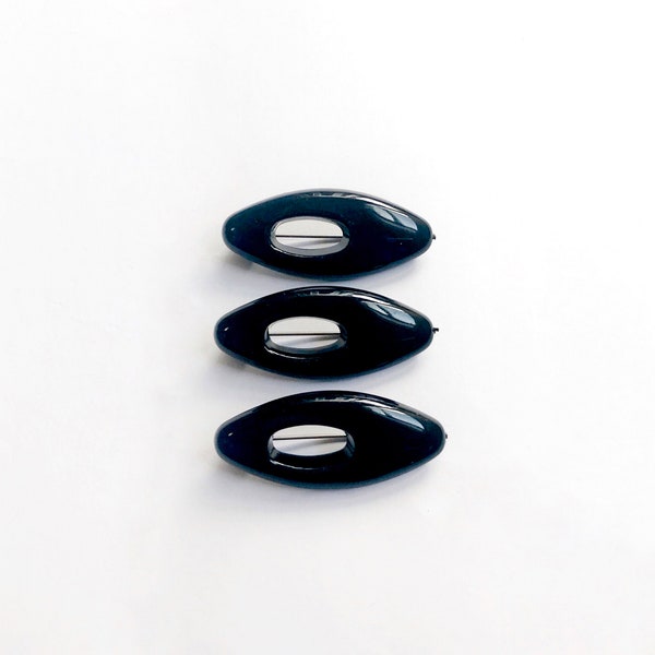 4 Stück schwarze oder weiße runde Pinless No-Snag Hijab Pins | Eid Ramadan Muslimischen Islamischen Geschenk Pinless Schal Turban Pashmina Schal Stoff freundlich