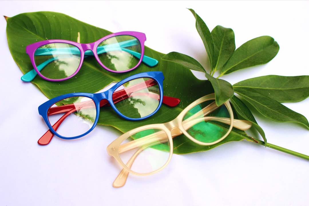 Blue Optical Frame Glasses, Wayfarer Glasses, Women Glasses, Colorful  Glasses 